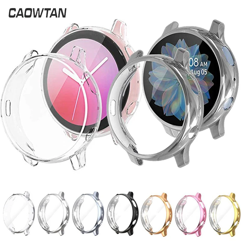 Защитный чехол из ТПУ для samsung watch active 2 Ультратонкий Мягкий силиконовый с полной