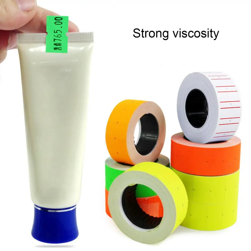 

Sticker Labels 5 Colors Price Tags Paper Adhesive Useful Utility Viscous Labels Tag