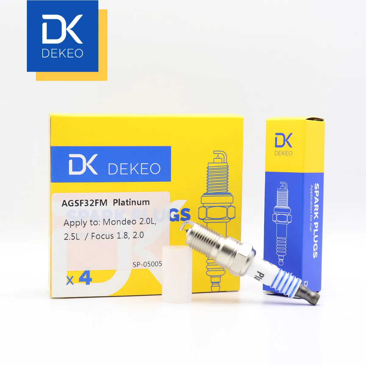 Dekeo Iridium Spark Plug ITR6F13(4477) AGSF32FM SP-432 High Performance for Jaguar S-Type Mazda 6 2.0L Volvo C30 S40 4PCS | Автомобили и