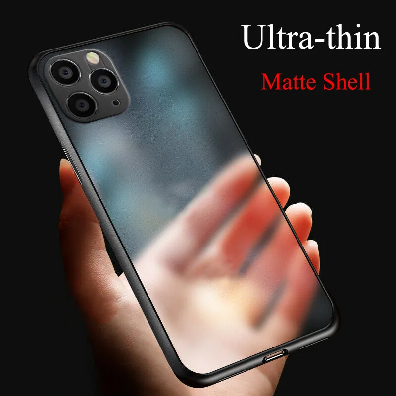 Ультратонкий Прозрачный чехол 0 2 мм для iPhone 11 Pro X XR XS Max мягкий из ТПУ SE 2020 6 6s plus 7 8
