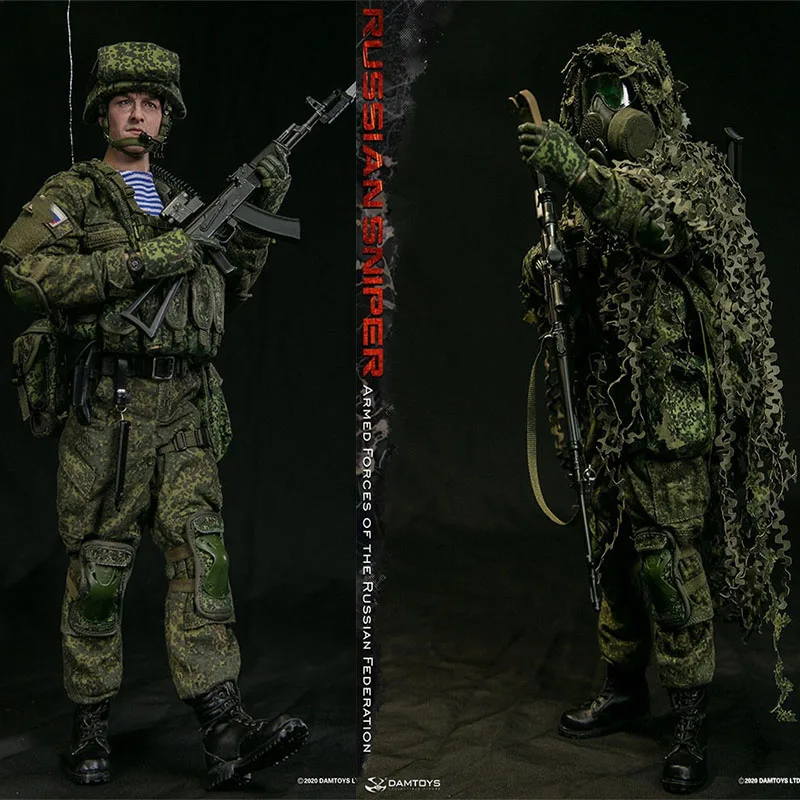

DAMTOYS 78078 1/6 RUSSIAN Soldier Sniper Army Soldier Elite Ver. Armor Forces Figure Doll For Collection
