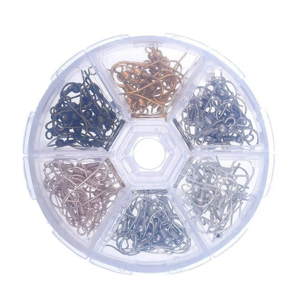 

Wholesale 120x Metal Earring Hook Coil Ear Wire DIY Jewelry Findings