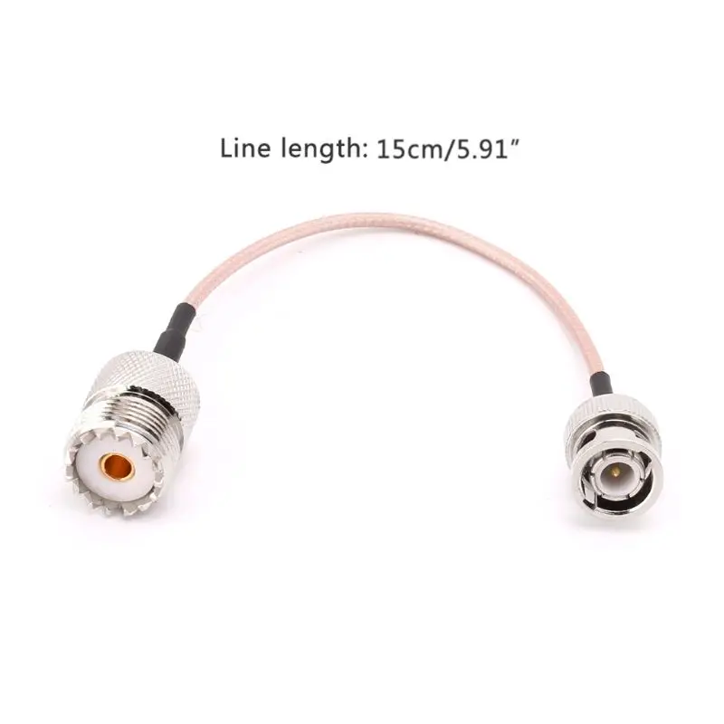UHF SO239 женский BNC Мужской кабель RG316 Pigtail 15 см радио Коаксиальная антенна