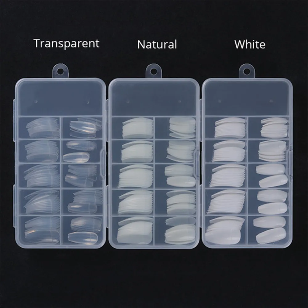 100 шт. Профессиональная форма накладные ногти Советы практика лак гель