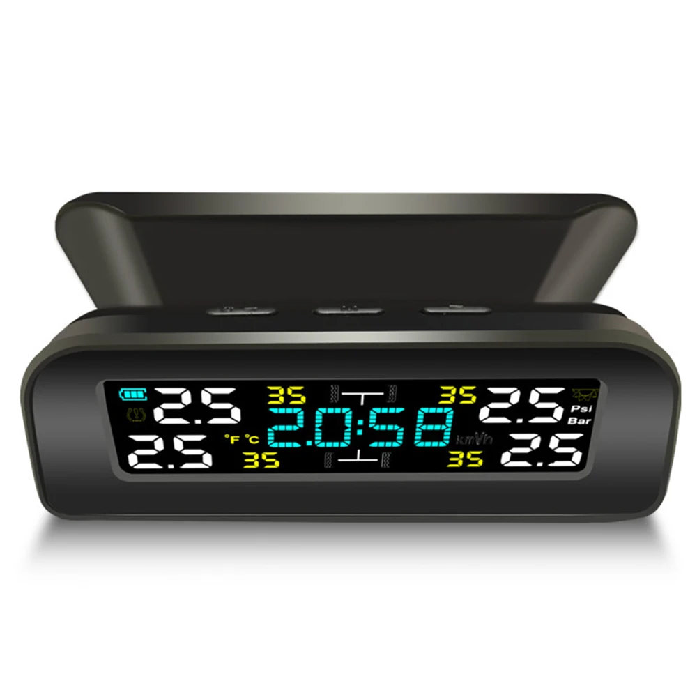 

Car Tire Monitoring TPMS Car Tire Pressure Alarm Monitor System Auto Security Alarm Systems Tyre Pressure Temperature Warning