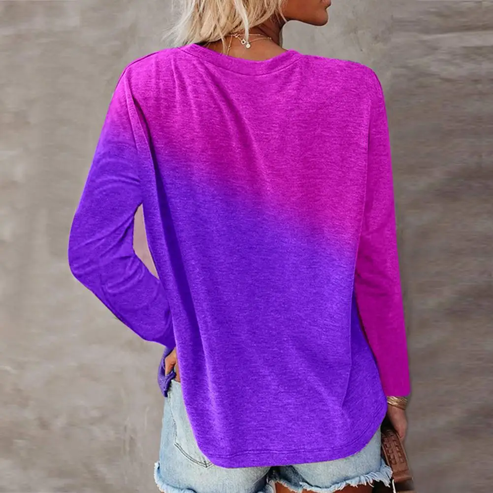 

Простая свободная футболка с круглым вырезом, женская блузка на осень и зиму, приятная для кожи