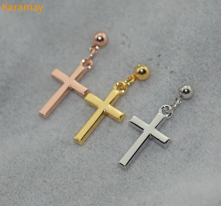 

Bigbang quanzhilong Cross Earrings and Earrings