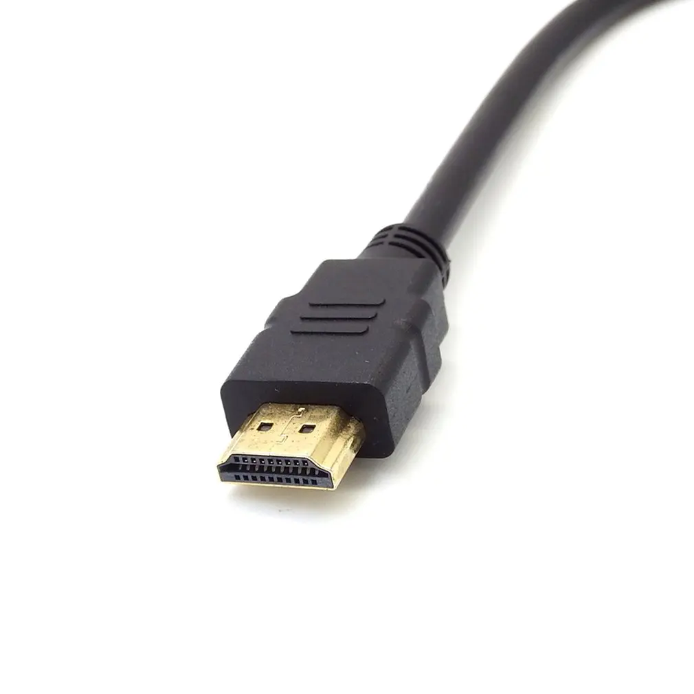 Совместимому с HDMI к DVI D адаптер видео кабель Совместимость мужчина Мужской