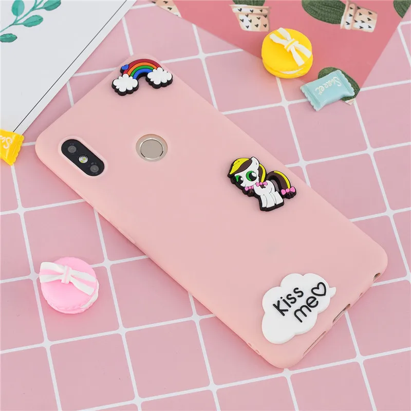 3D Единорог кактуса мягкий TPU чехол для Xiaomi mi A3 A1 A2 Lite mi 9T Red mi Примечание 8 7 6 5 K20 Pro 4 4X 5A 6A 4X S2 Red mi 7 Чехол