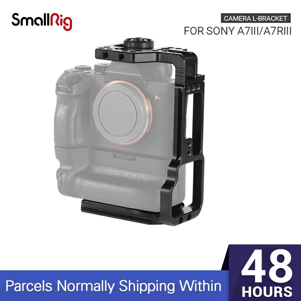 L образный кронштейн SmallRig для камеры Sony A7III/A7RIII и рукоятка аккумулятора