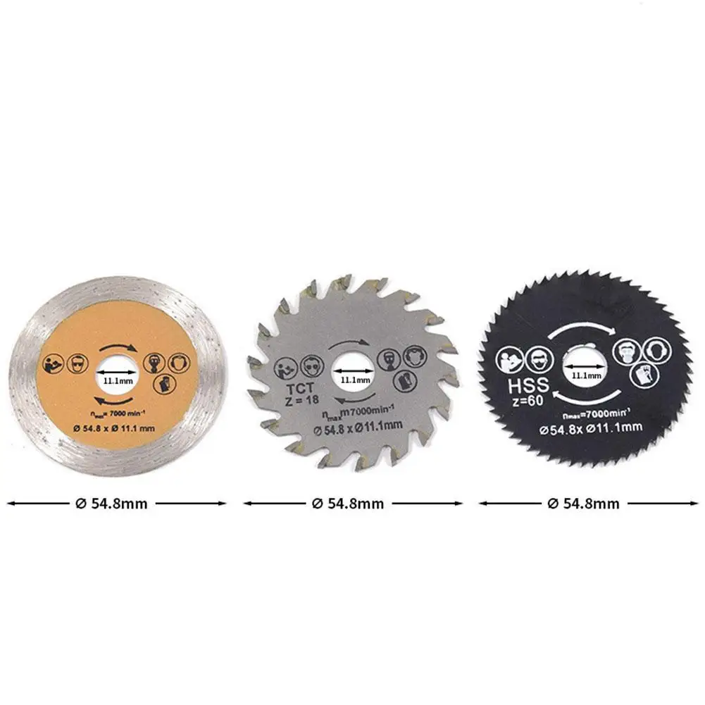 

Woodworking Saw 3PC Combination Set Blade High Speed Steel Saw Blade Mini Slicing Saw Blade Cheaper Than Others