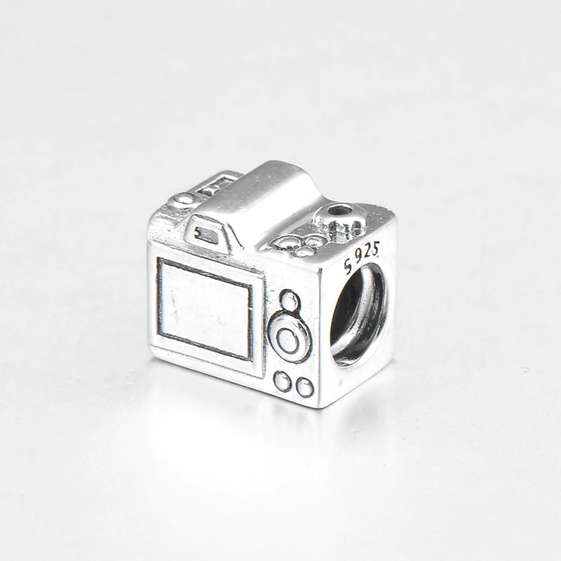 Модный креативный браслет из стерлингового серебра 925 пробы с черной эмалью и