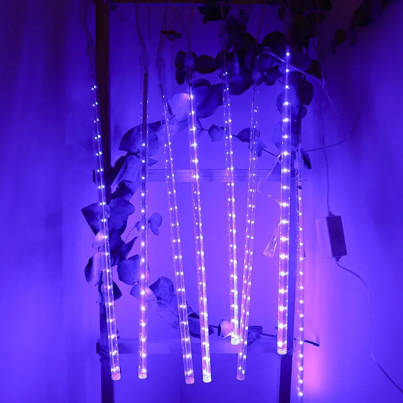 30 см метеоритный дождь трубы светодиодные лампы для рождества свадьбы украшения