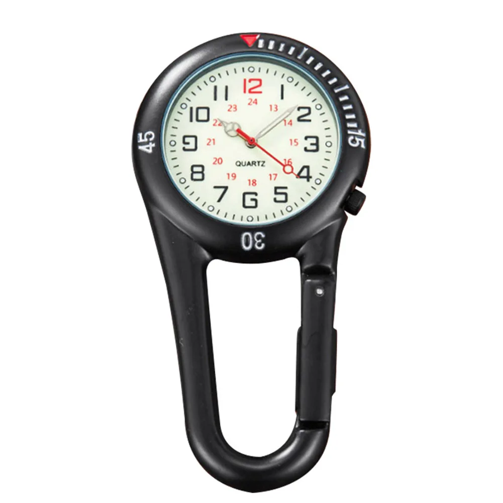 Карабин на зажиме часы для пеших прогулок альпинизма наружный рюкзак TB