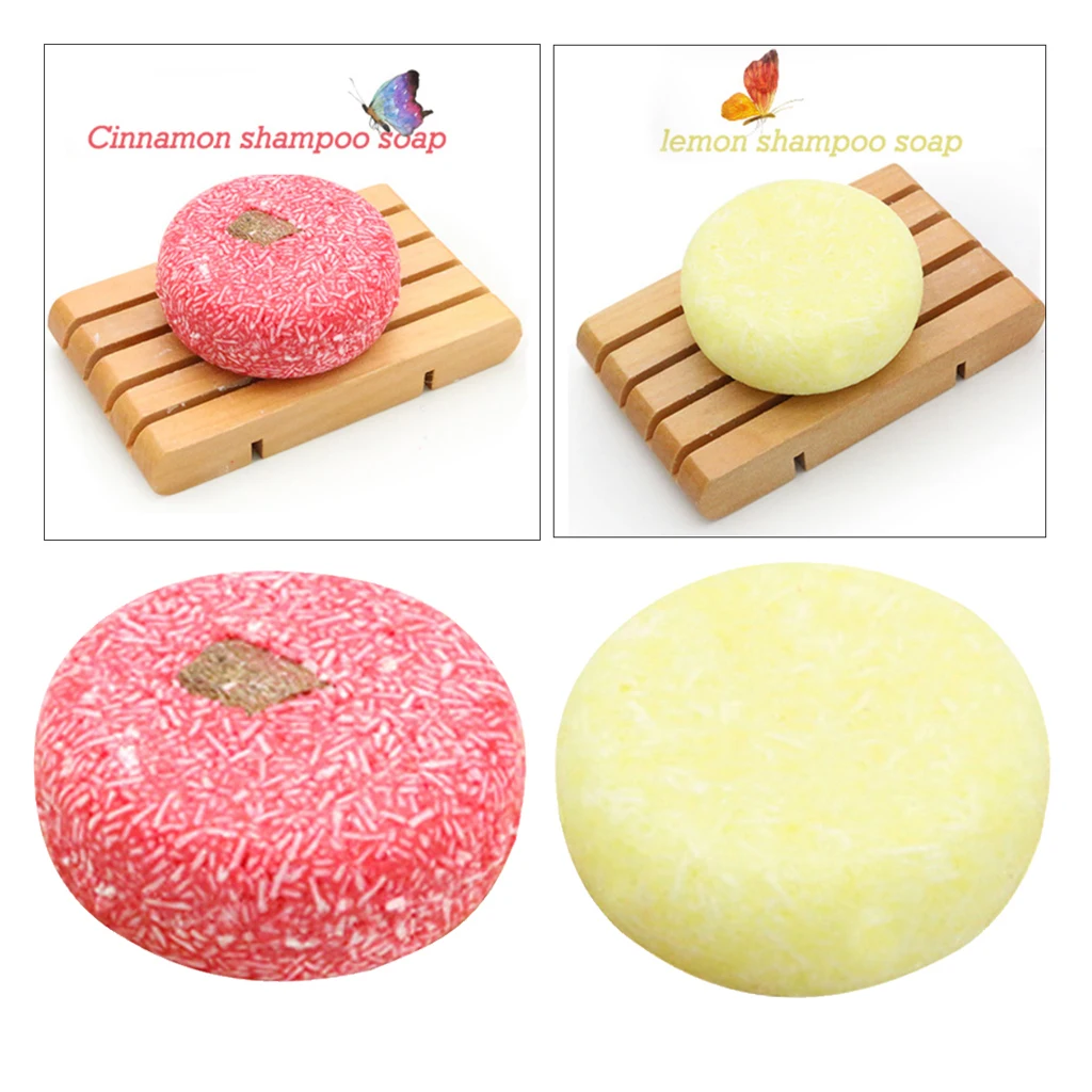 2pcs Solid Shampoo Bar Dry Bar Soap Made with Natural Organic Sulfate-Free  Hair Growth Nourishing Organic Shampoo Soap Bar