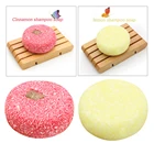 2 шт. Твердый шампунь бар сухое мыло сделано из натурального органического сульфата роста волос питательный органический шампунь мыло бар