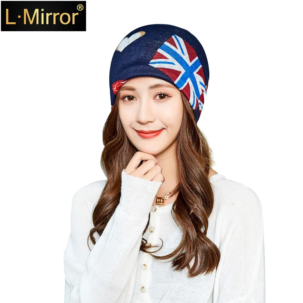 

L.Mirror 1Pcs Multi-functional Hat/Hair band/Scarf Lady Pregnant Month Cap for Head Circumference 56-58cm Elastic National Flag