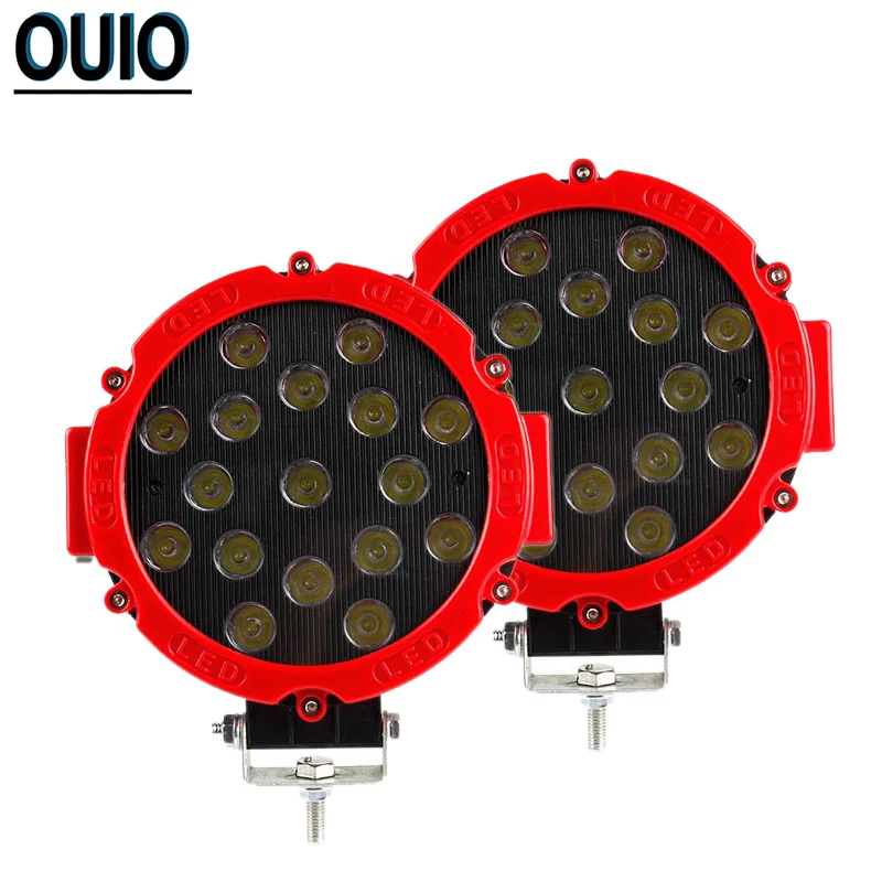 51 Вт 7 дюймов внедорожный светодиодный рабочий светильник бар пятно луча с