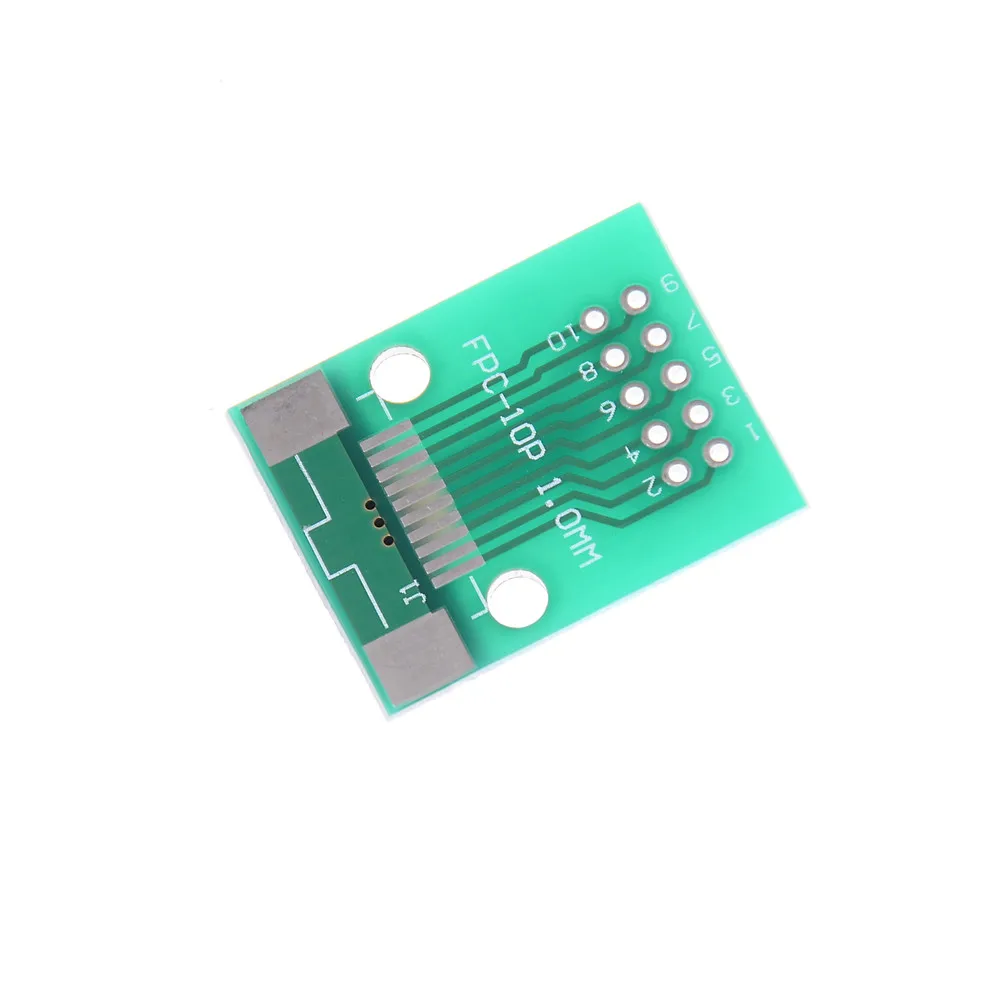 10PIN 0 5 мм SMT адаптер до 2 54 1 00 дюйма шаг через отверстие разъем DIP PCB плата FPC FFC кабель