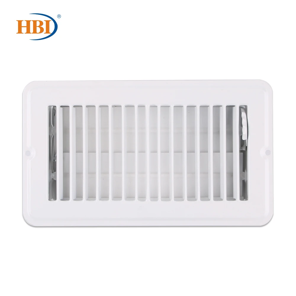 HBI 4 &quot* 8&quot Белый Напольный Воздушный регистр напольный диффузор с отверстиями