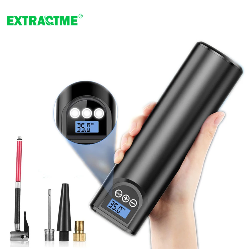 

Extractme 12V 150PSI Car Air Compressor Portable Electric Air Pump Tire Inflator Inflatable Pump For Ball Bicycle Motorcycle