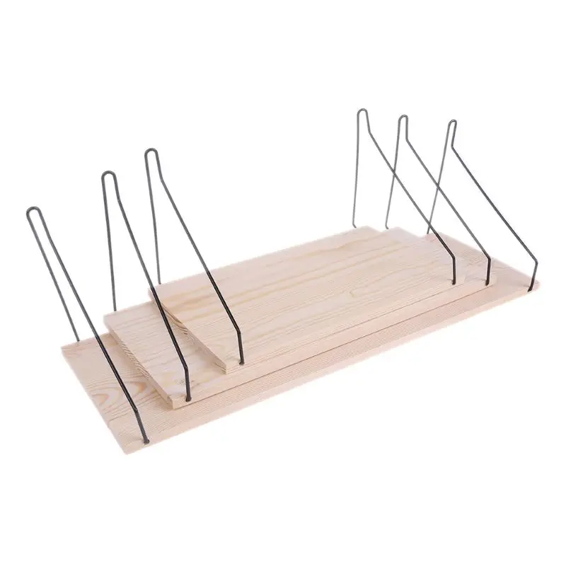 Деревянная настенная книжная полка для хранения цветочных горшков висящие полки