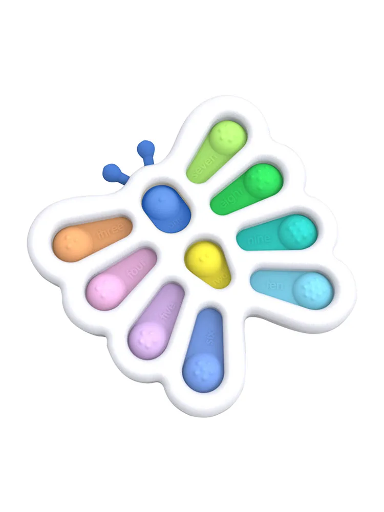 

Baby Simple Dimple Fidget Toy Silicone Stress Relief Fidget Toy For Adults Anxiety Kids Autism ADHD Boys And Girls