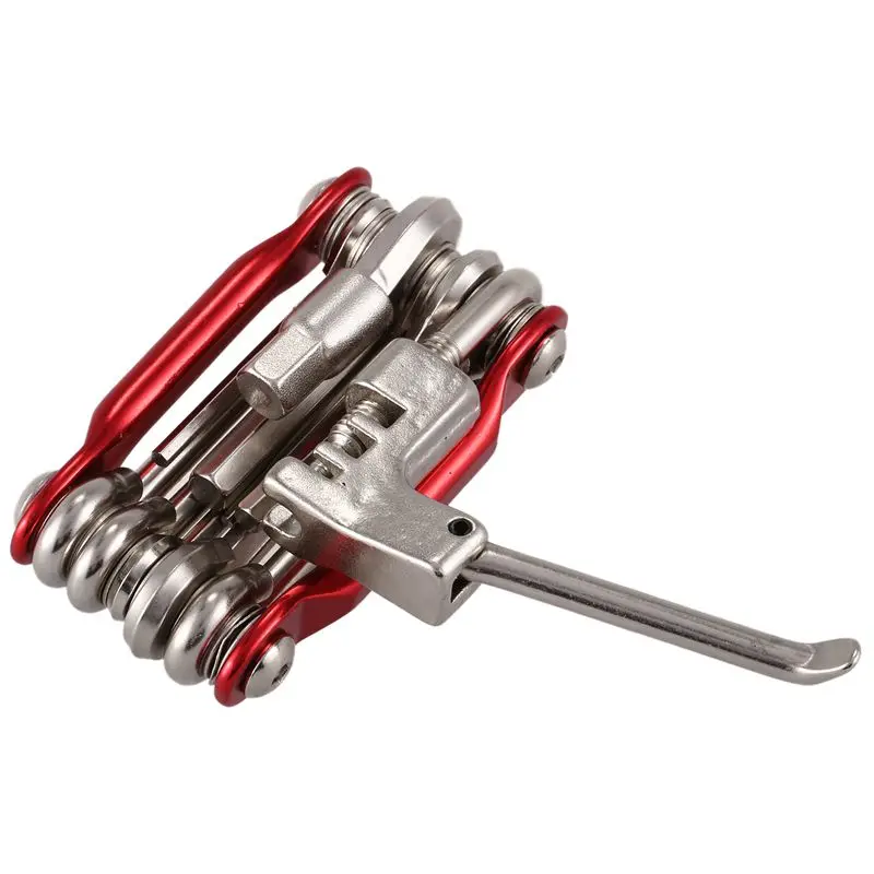 11 в 1 Мини Набор инструментов для ремонта велосипеда отвертка + торцевой ключ