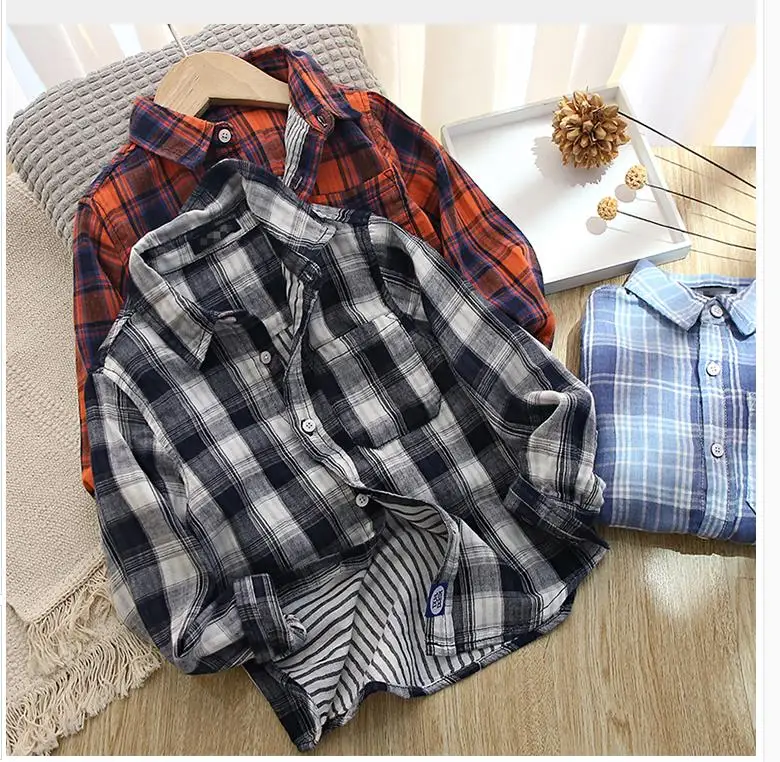 

Double cotton shirt for boys