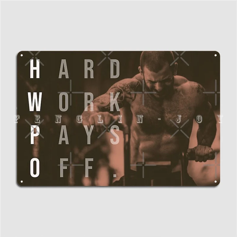 Коврик Фрейзер Кроссфит тяжелая работа оплачивает Hwpo деревянная табличка постер клуб паб гаража украшение на стену деревянные знаки постеры