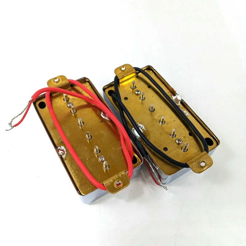 Набор из 2 шт. белых жемчужин для электрогитары сингл Coil Bridge & Neck Pickups LP Humbucker Pickup 50