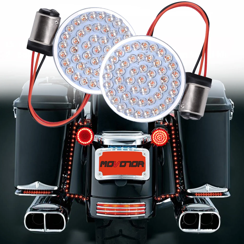 Пара задних стоп сигналов 2 дюйма для мотоциклов Honda Yamaha| |