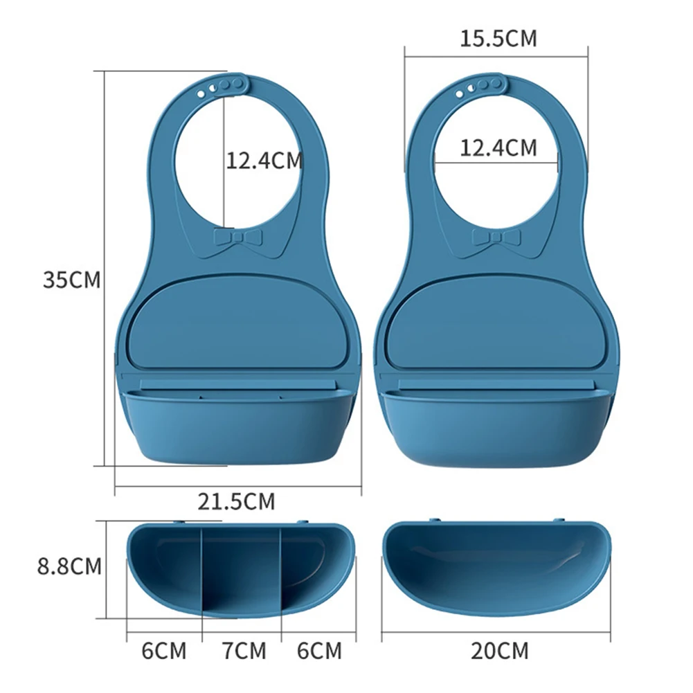

3D Pocket Waterproof Bibs Baby Lunch Feeding Bibs Soft Foldable Burp Cloths Comfortable Children Portable Elements