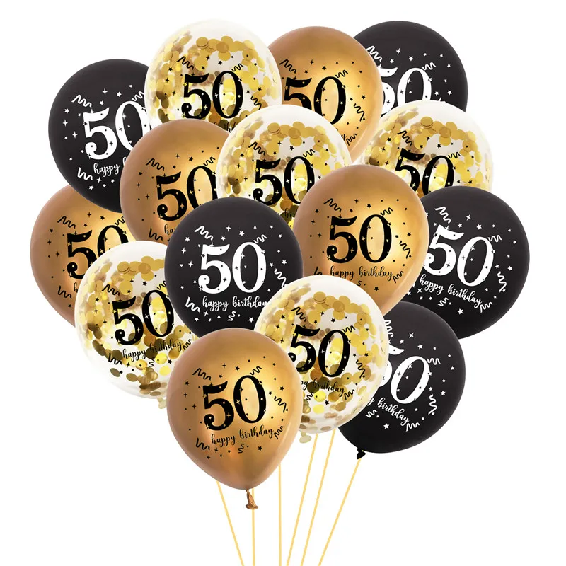 Латексные цифры-шары Chicinlife 30/40/50/60 лет | Дом и сад