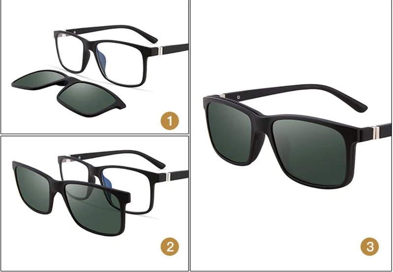 3 комплекта магнитные прогрессивные многофокусные очки для чтения