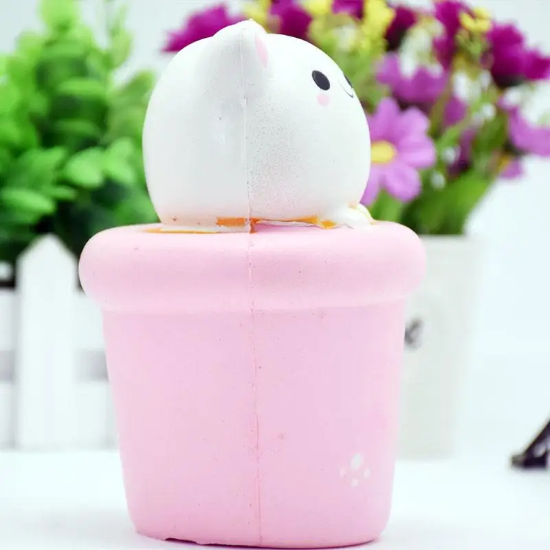 Kuulee милая игрушка для кошек из искусственной кожи медленно поднимающаяся мягкая