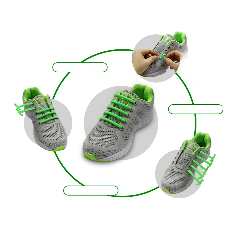 Эластичный Силиконовый ленивый телефон для бега без галстука женская обувь с