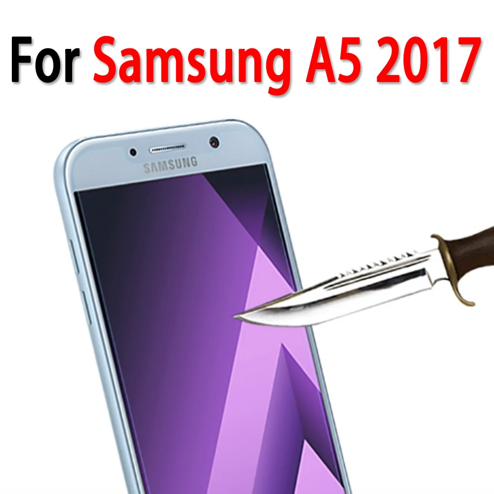 

for samsung galaxy a5 2017 tempered glass screen protector cover for samsung galaxy a 5 2017 a520 a5200 a520f film case