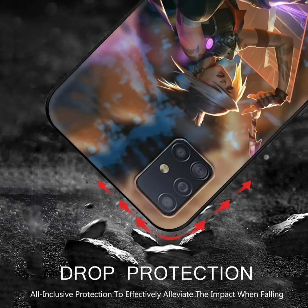 

League of Legends Mobile Phone Case for Samsung Galaxy A51 A71 A50 A21s A31 A10 A41 A20e A70 A30 A11 A40 A12 A02s Silicon Cover