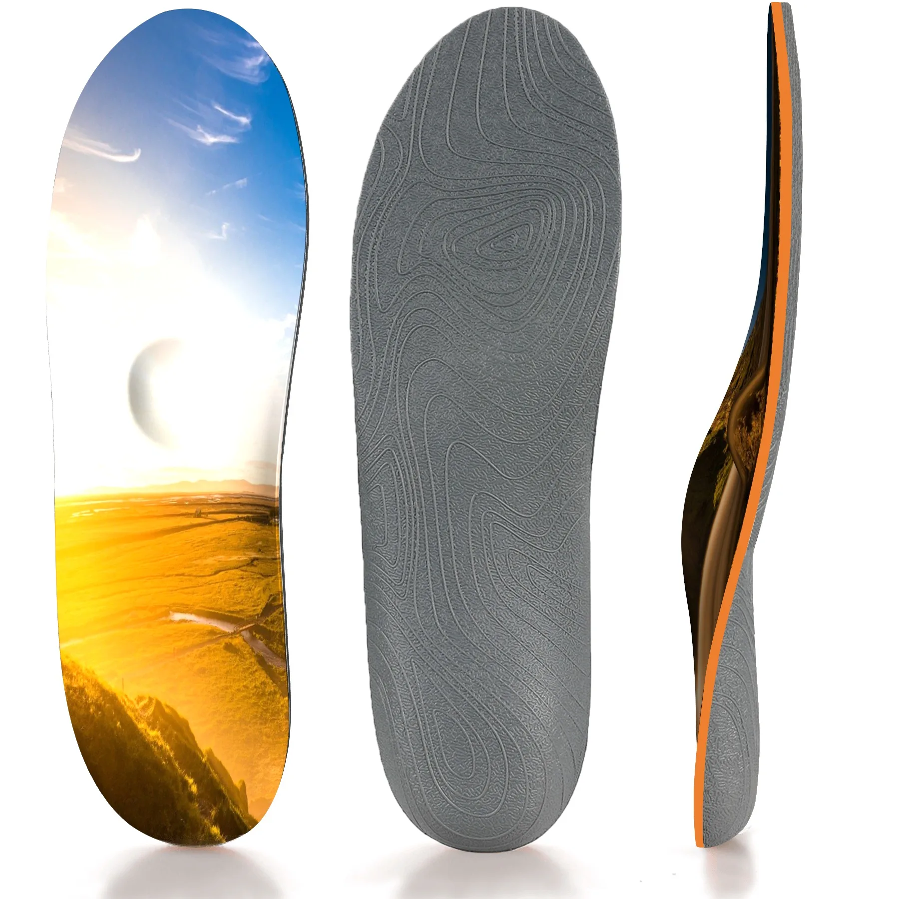 

Flat Feet Orthopedics Insoles Sneakers Memory Foam Men Plantar Fasciitis Metatarsal Arch Support Sports Cushion Heel Pain Spur