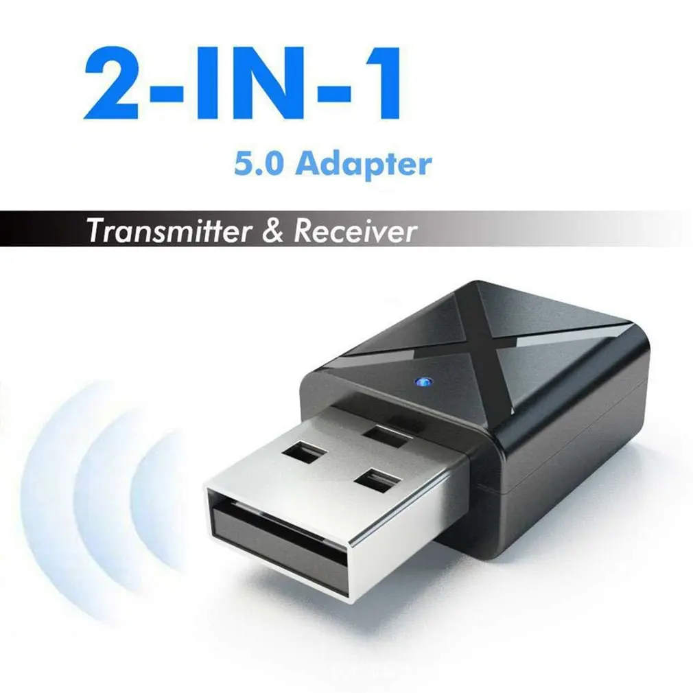 

Wireless 5.0 Transmitter And Receiver Wireless Adapter Low Latency Audio Adapter For TV Car Home Stereo System