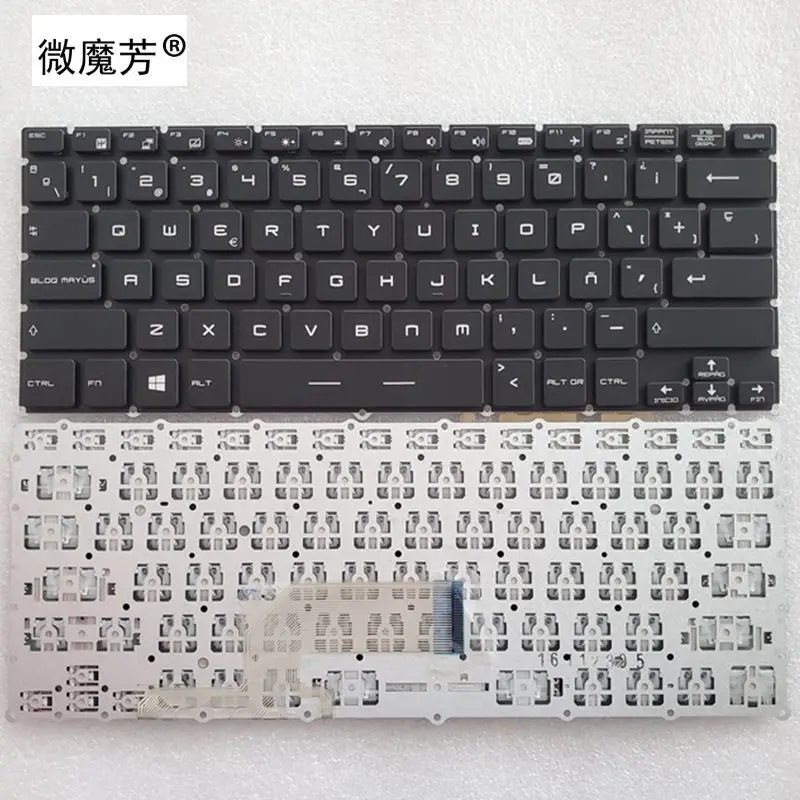 Новая испанская клавиатура SP для ноутбука MSI Steelseries GS43 GS40 GS40-6QE81FD GS43VR | Компьютеры и