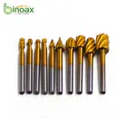 Binoax 610 шт. титановый Dremel маршрутизация древесины вращающийся фрезерный роторный напильник Резак деревообработка резьба резной нож резец инструменты