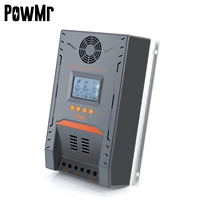 powmr 100amp mppt solar panel charge controller 100a 1224v auto pv96v solar regulator lcd display