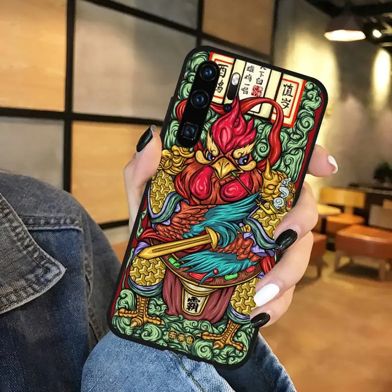 

Pig Rabbit Chinese Style DOG Phone Case For Huawei honor Mate P 9 10 20 30 40 Pro 10i 7 8 a x Lite nova 5t