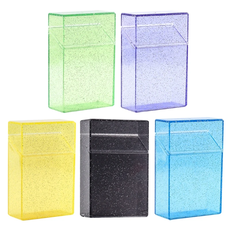 

Plastic Ultra Thin Cigarette Case Clear Storage Box Holding 20 Sticks Package