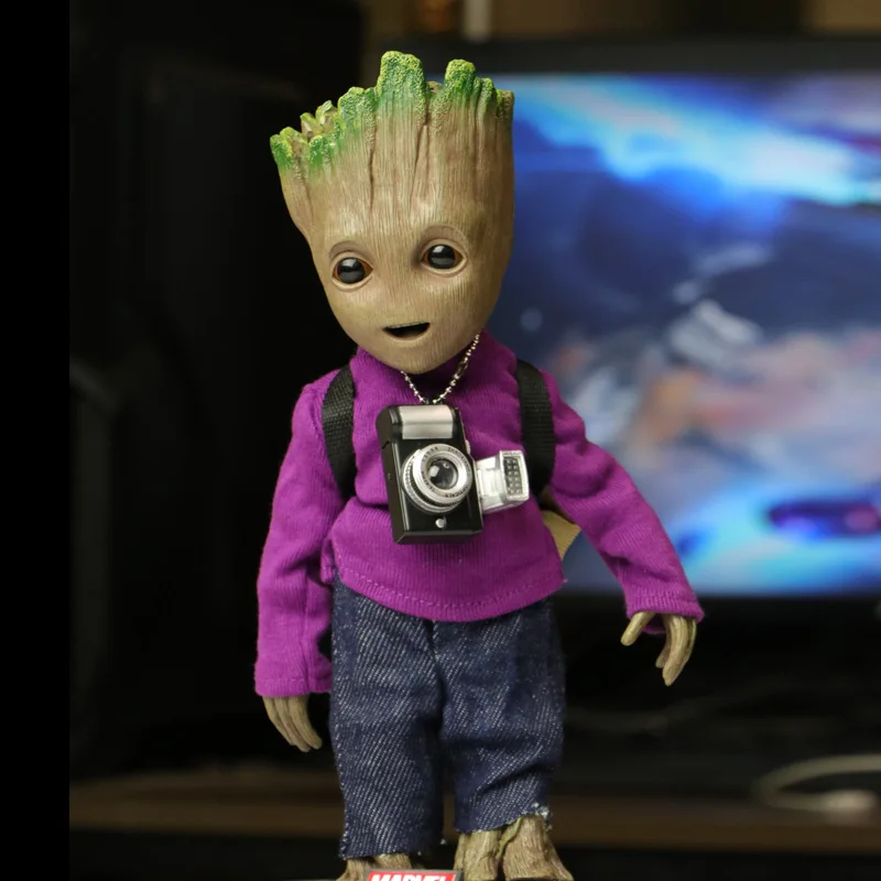 F Groot прекрасный стражи Галактики дерево игрушечный человечек Мстители фигурка супер-героя кукла 1/1 подарок для мальчика - Цвет: F
