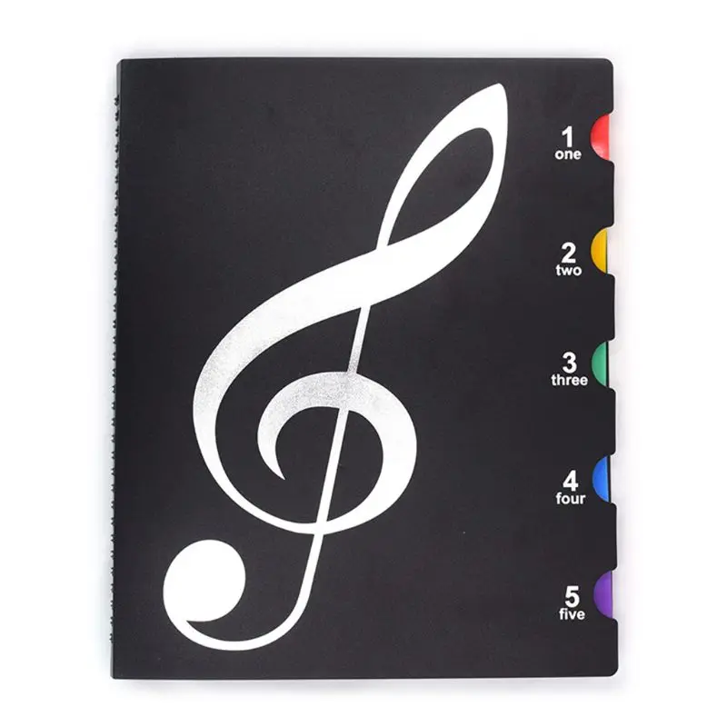 

Creative A4 Music Book Folders Piano Multi Function Score Practical File Holder