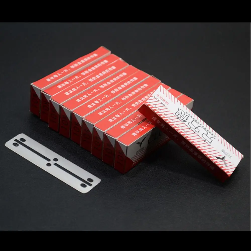 Двухсторонние лезвия бритвы из нержавеющей стали Безопасные для бритья Бритвы