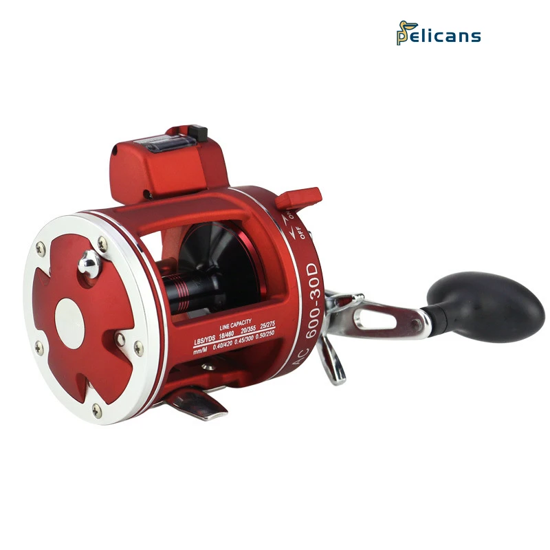 

Pelicans New Red Metal Fishing Baitcasting Reel High Speed Fishing Accessories Sea Surfcasting Casting Reel All For Fishing